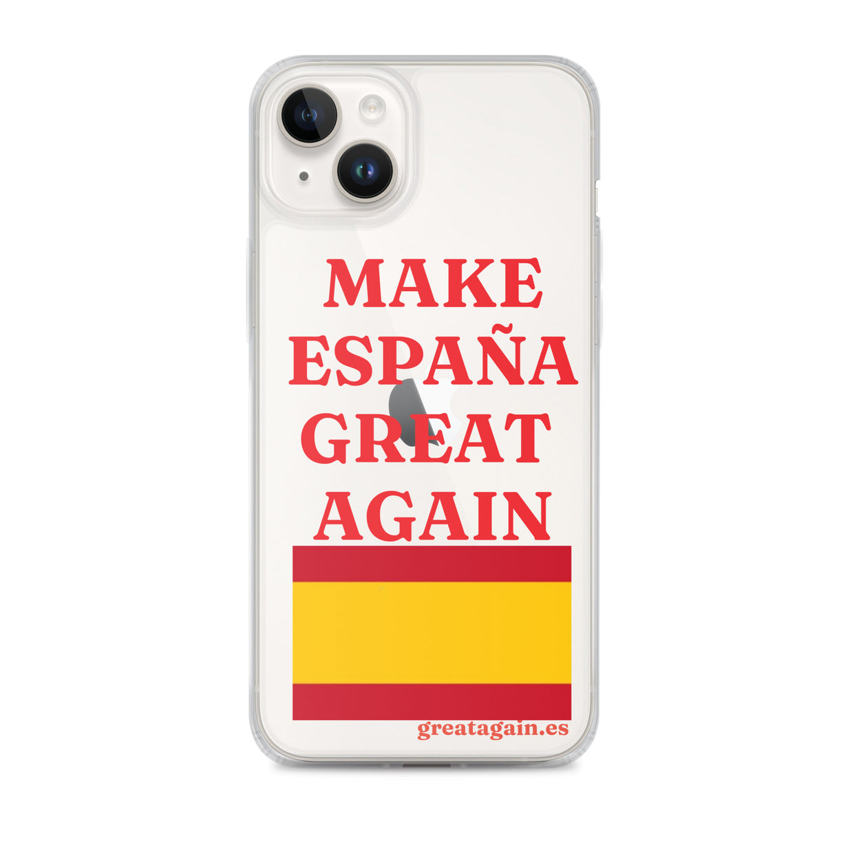 Carcasa transparente iPhone® Make España Great Again