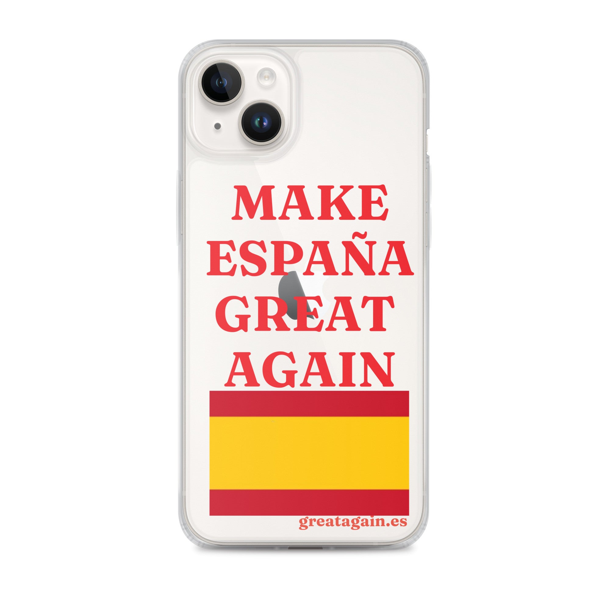 Carcasa transparente iPhone® Make España Great Again