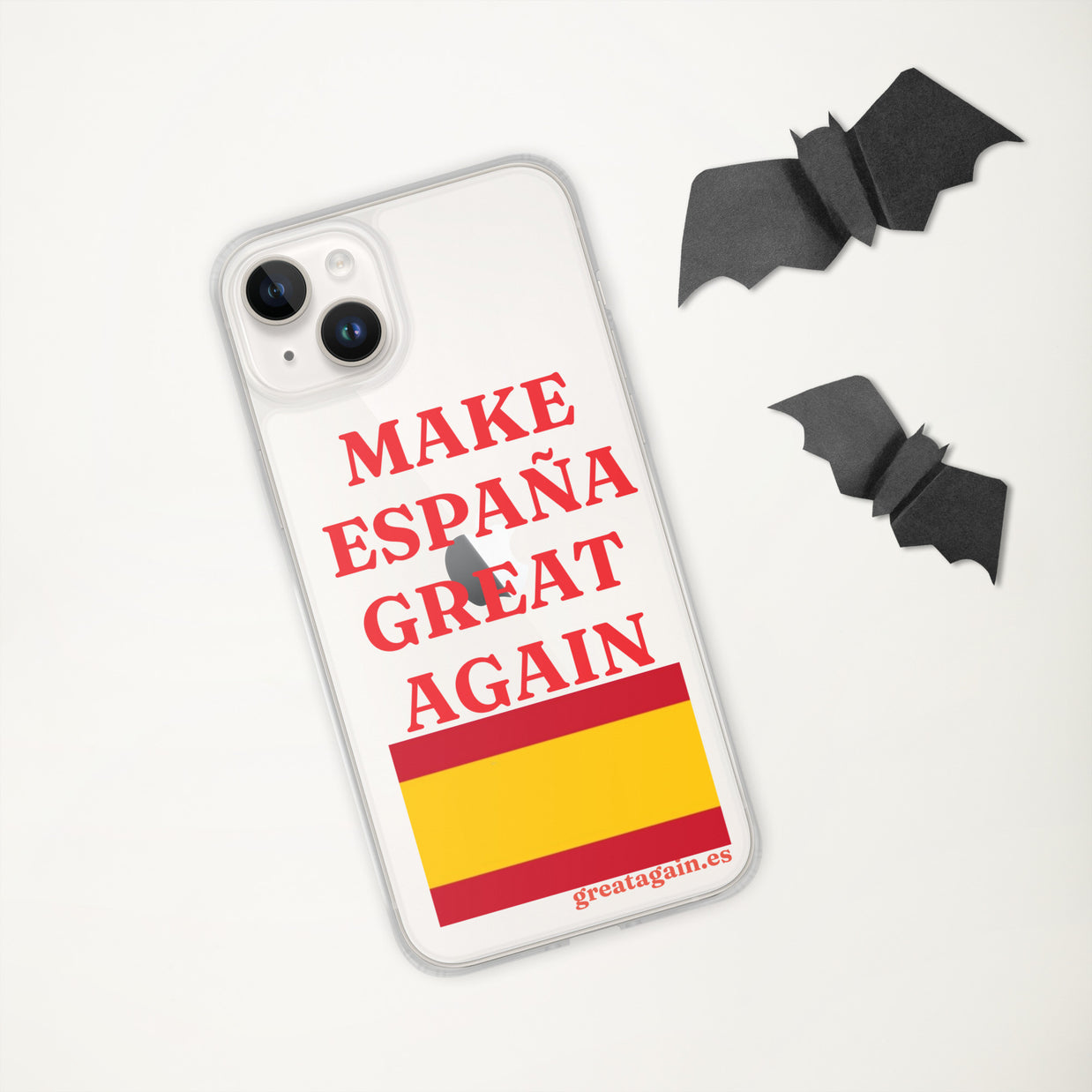 Carcasa transparente iPhone® Make España Great Again