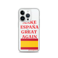 Carcasa transparente iPhone® Make España Great Again