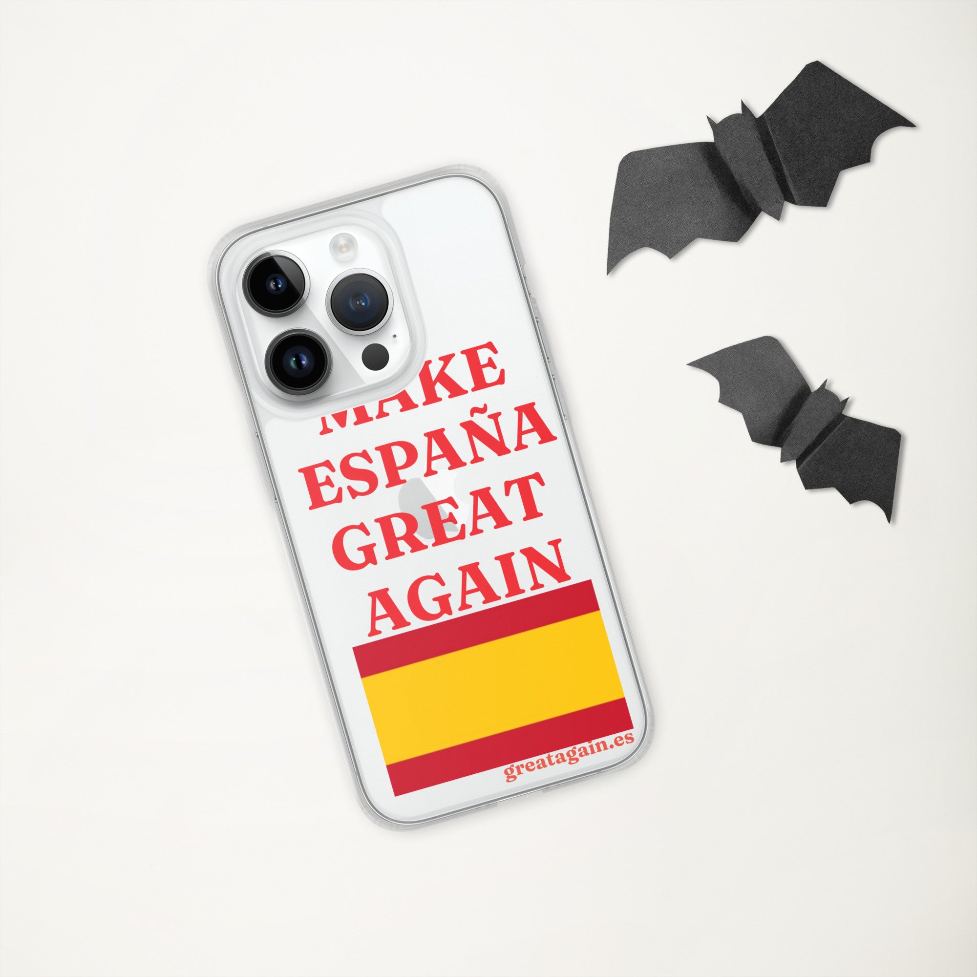 Carcasa transparente iPhone® Make España Great Again