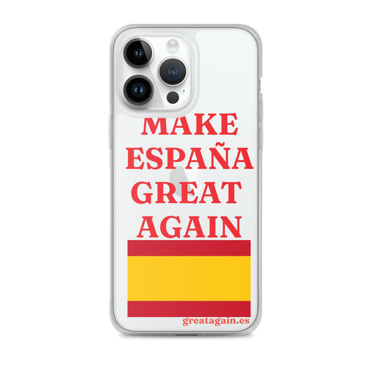 Carcasa transparente iPhone® Make España Great Again