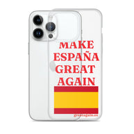 Carcasa transparente iPhone® Make España Great Again