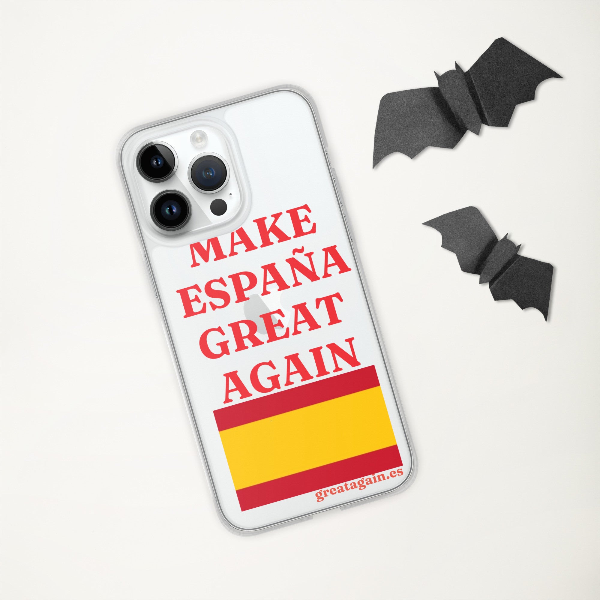 Carcasa transparente iPhone® Make España Great Again