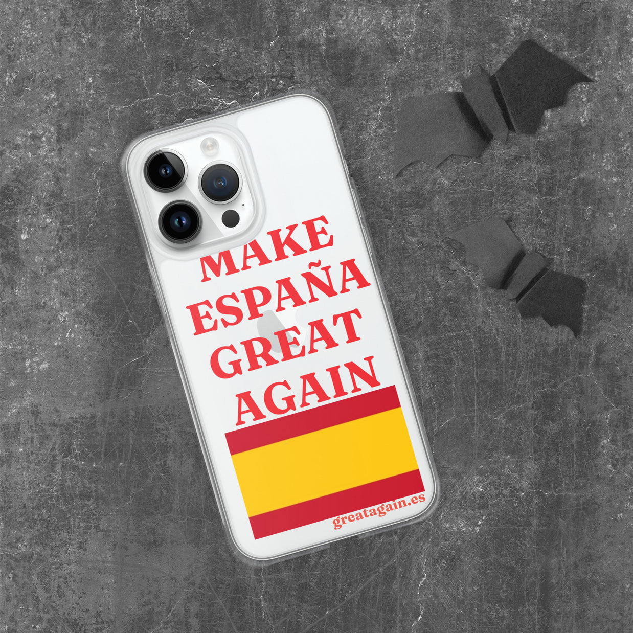 Carcasa transparente iPhone® Make España Great Again